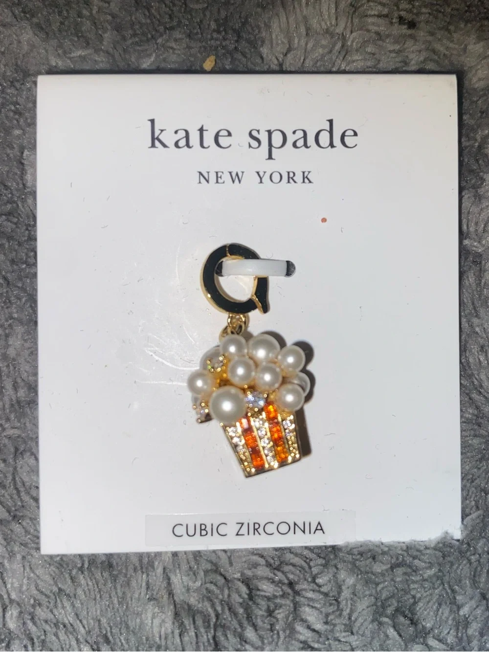 Kate Spade New York Womens Popcorn Charm $60